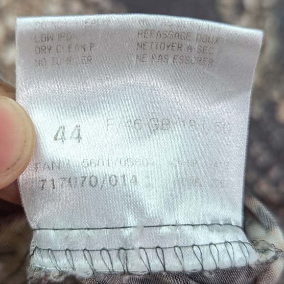 Basler Black Label Snake Print Stretch Top Sz 44/ US 16 - Picture 11 of 11